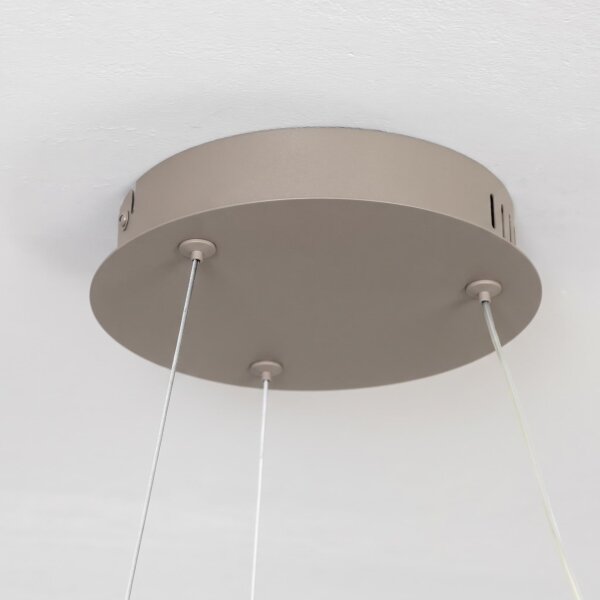 BRILAGI - LED Stm lustr na lanku FALCON II LED/67W/230V pr. 40 cm béžová + DO