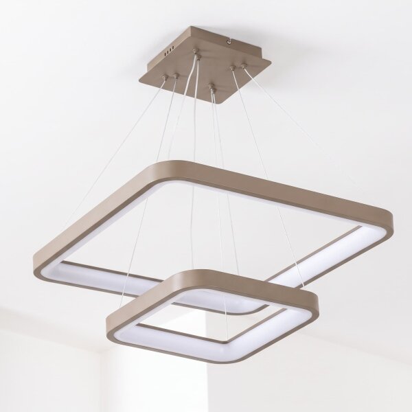 BRILAGI - LED Stm lustr na lanku FALCON SLIM LED/78W/230V béžová + DO