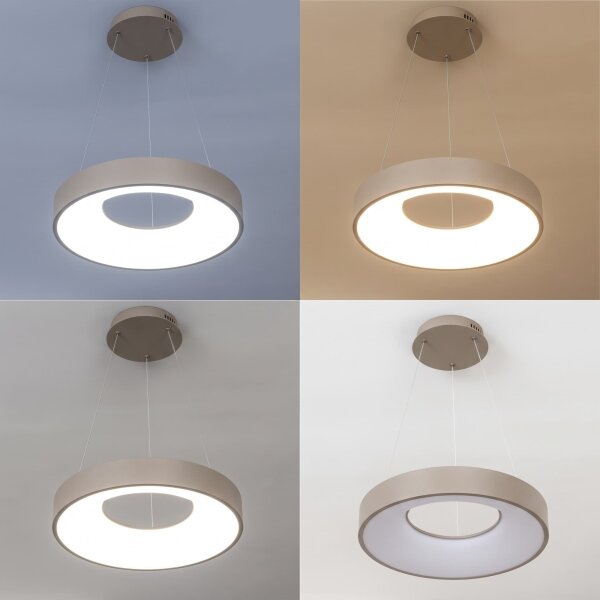 BRILAGI - LED Stm lustr na lanku FALCON II LED/67W/230V pr. 40 cm béžová + DO