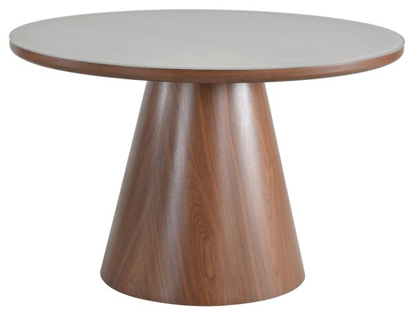 JÍDELNÍ STŮL, tmavě šedá, barvy vlašských ořechů, 120/76 cm MID.YOU - Jídelní stoly, Online Only