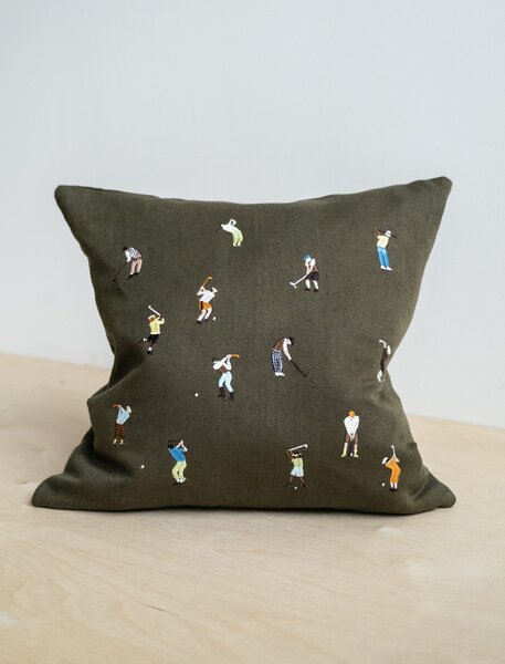 Fine Little Day Povlak na polštář Golfers 50 x 50 cm FLD234