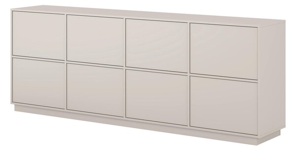 ŠIROKÁ KOMODA, kašmírová, 220,5/82,5/41,5 cm MID.YOU - Online Only komody, Online Only
