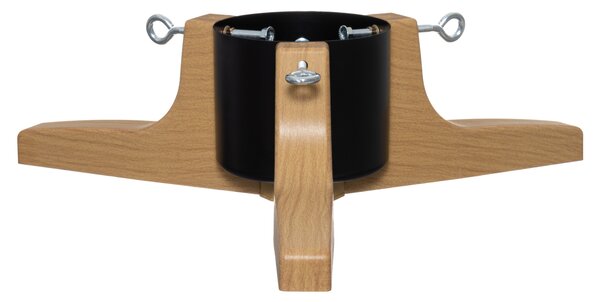 Stojan na vánoční stromek s imitací dřeva, 62 cm, zásobník 2,2 l, hnědá