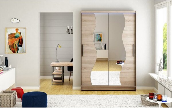 Šatní skříň Ada S, Barva: kašmír, Osvětlení: bez osvětlení 5903211404740