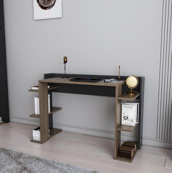 PC stolek Corenada (ořech + černá). Akce -25%