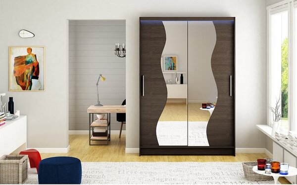 Šatní skříň Ada S, Barva: kašmír, Osvětlení: bez osvětlení 5903211404740