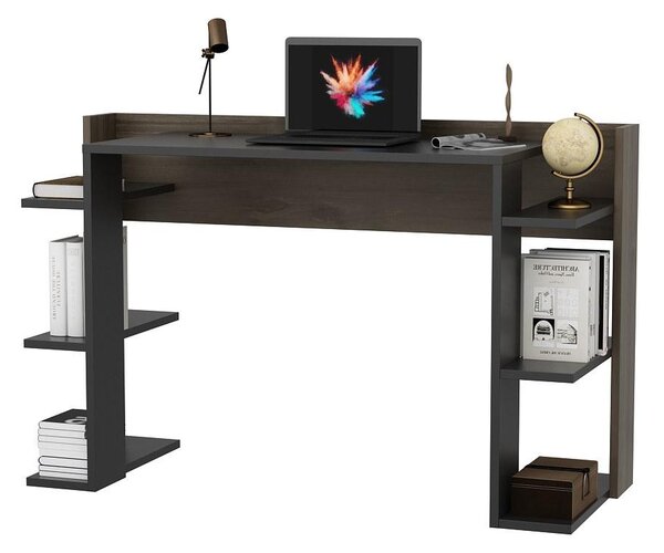 PC stolek Corenada (ořech + černá). Akce -25%