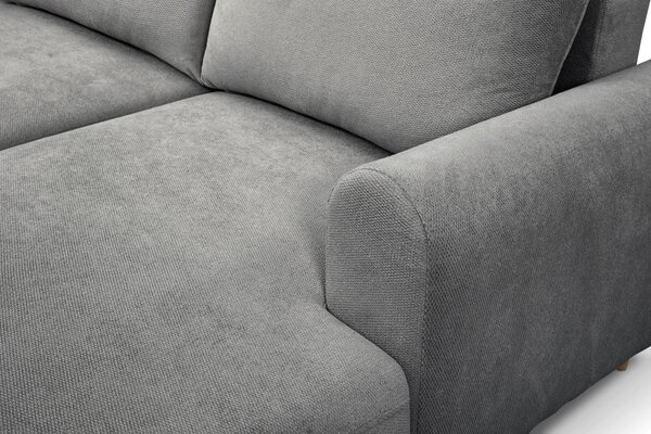 ROHOVÁ SEDAČKA, textil, šedá MID.YOU - Sedací soupravy, Online Only