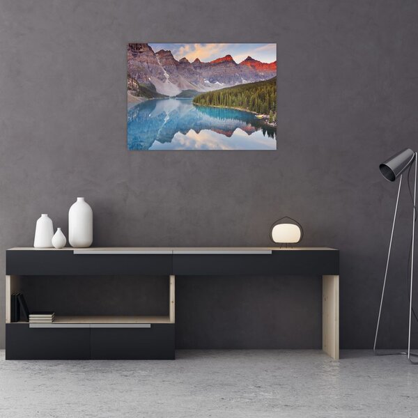 Obraz - Horská kanadská krajina (70x50 cm)
