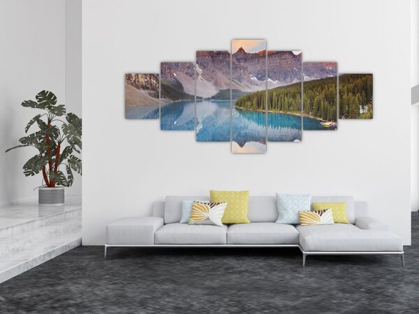 Obraz - Horská kanadská krajina (210x100 cm)