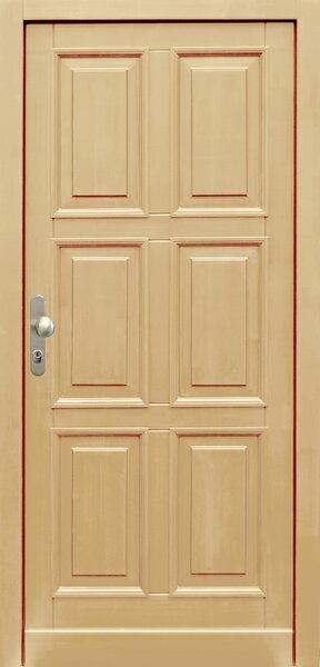 Mand CZ s.r.o. Vchodové dřevěné dveře ZORA 6K (42mm) Orientace Dveří: Levé, Rozměr dle ČSN: 90 / 197