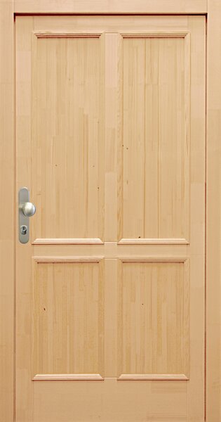 Mand CZ s.r.o. Vchodové dřevěné dveře DARINA 4K (42mm) Orientace Dveří: Levé, Rozměr dle ČSN: 80 / 197