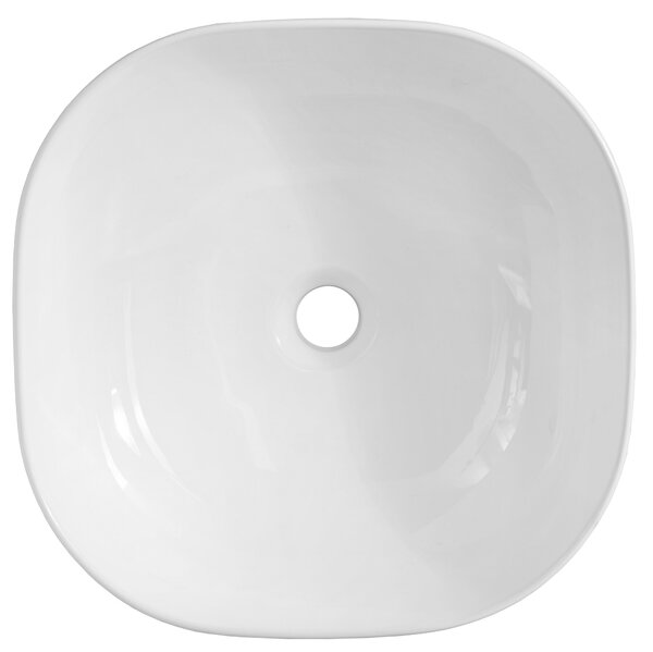 Comad Smile umyvadlo 41x41 cm čtvercový na pult bílá UM-6252SMILE40DP