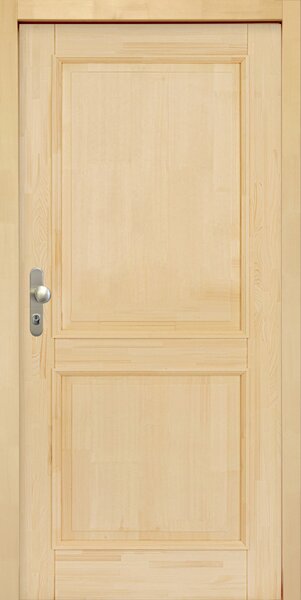 Mand CZ s.r.o. Vchodové dřevěné dveře ROMANA 2K (42mm) Orientace Dveří: Pravé, Rozměr dle ČSN: 80 / 197