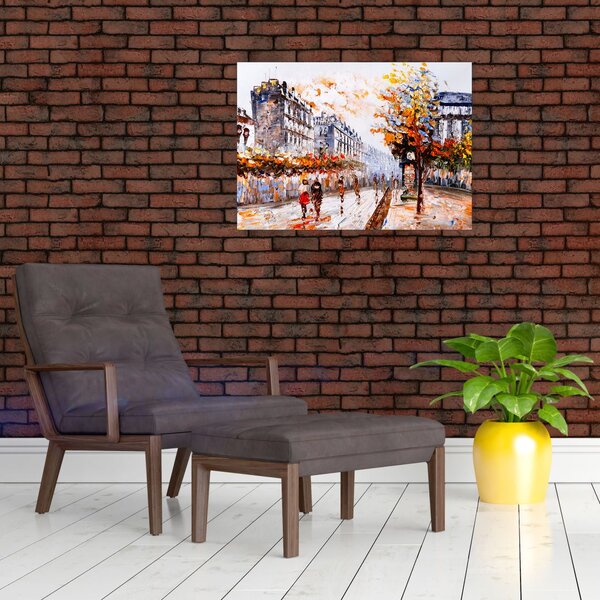 Obraz - Život ve městě (70x50 cm)