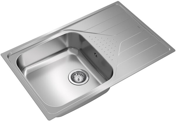 Teka Universe ocelový dřez se sifonem 79x50 cm ocel 115110030