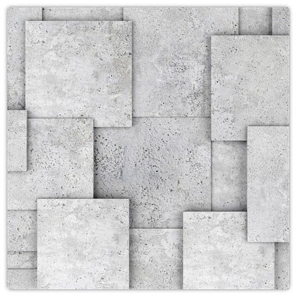 Obraz - Abstrakce betonových kachliček (30x30 cm)