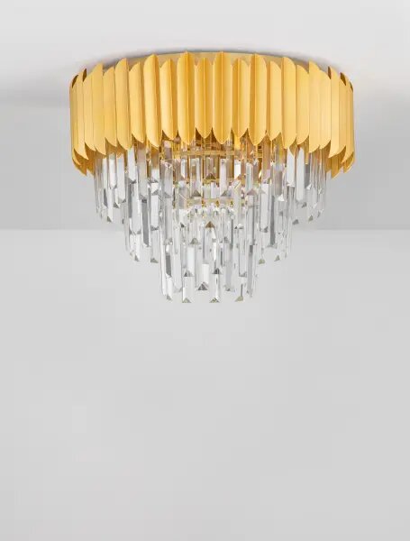Designové stropní svítidlo Magnolia zlaté – E14