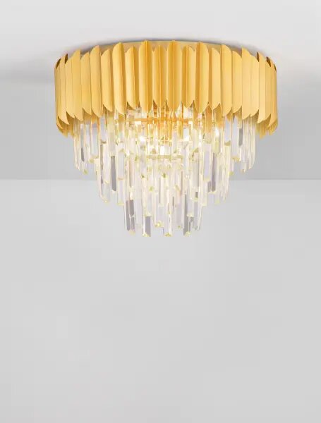 Designové stropní svítidlo Magnolia zlaté – E14