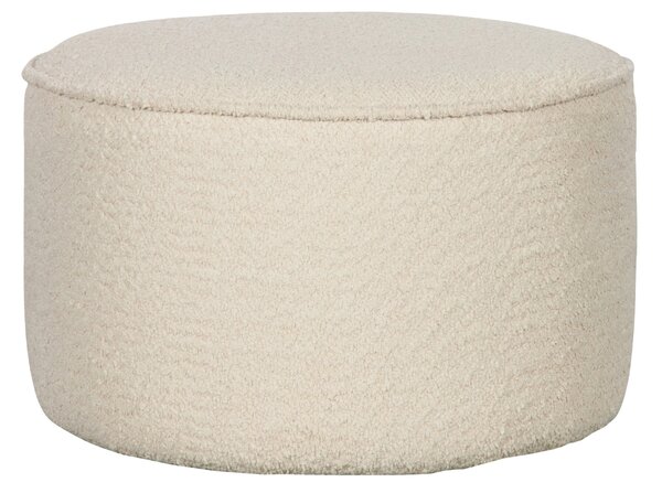 -25 % Dny MOMENTI– WOOOD Béžový látkový bouclé taburet Norma 60 cm