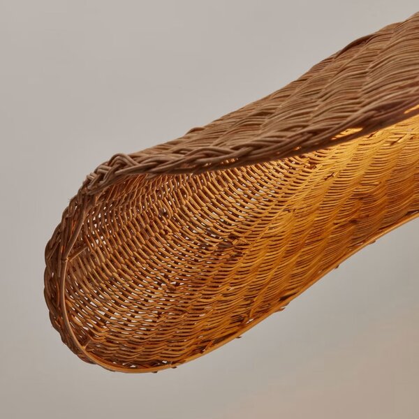 Ratanové stínidlo Kave Home Bisbal 80 cm