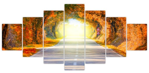 Obraz - Brána z korun stromů (210x100 cm)