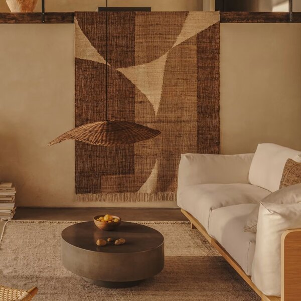 Ratanové stínidlo Kave Home Bisbal 80 cm