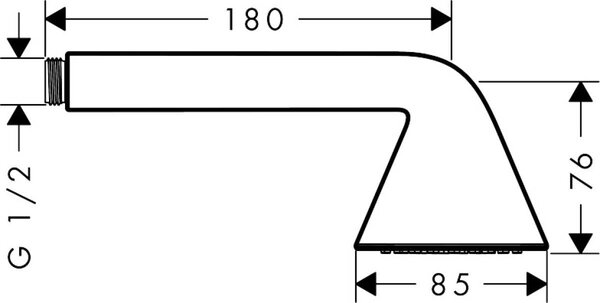 Axor Front sprchová hlavice chrom 26025000
