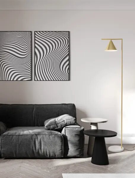 Stojící lampa Sway – E27
