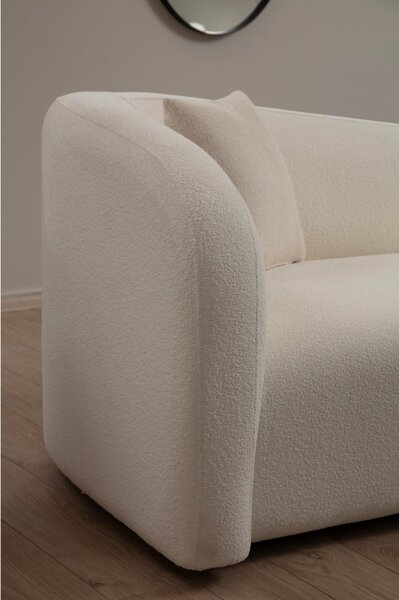 Pohovka trojsedačka Asenotto (krémová). Akce -25%