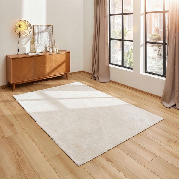 KOŽEŠINOVÝ KOBEREC, 120/160 cm, bílá Boxxx - Kůže