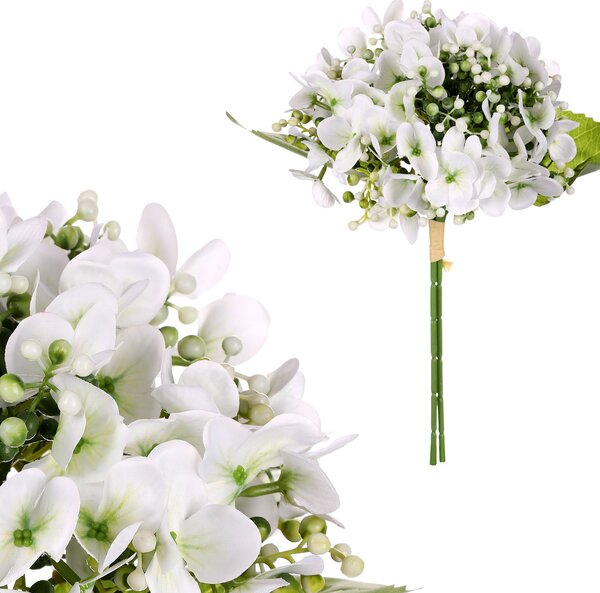 Puget hortenzií Bílá barva KUY066 WT