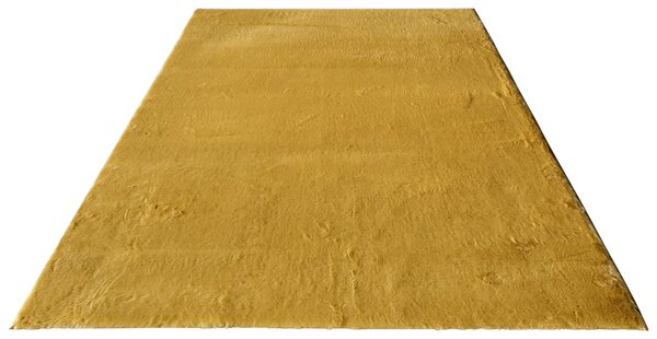 KOŽEŠINOVÝ KOBEREC, 120/160 cm, žlutá Boxxx - Kůže