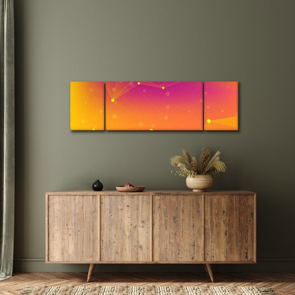 Barevný abstraktní obraz (170x50 cm)