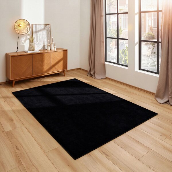 KOŽEŠINOVÝ KOBEREC, 120/160 cm, černá Boxxx - Kůže