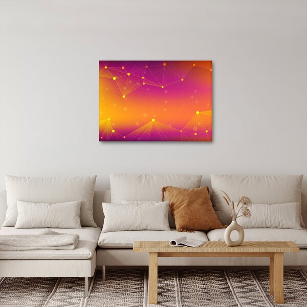 Barevný abstraktní obraz (70x50 cm)