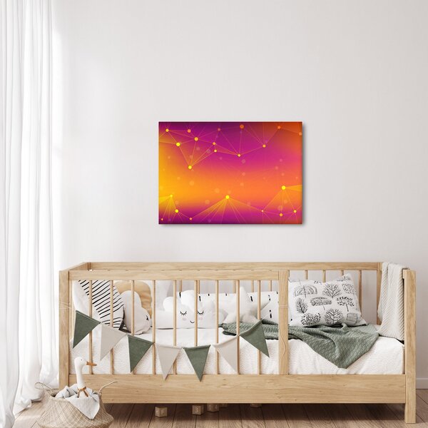 Barevný abstraktní obraz (70x50 cm)