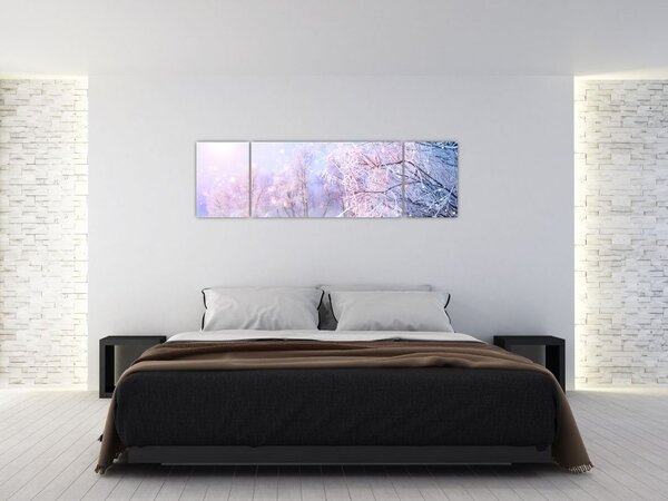Obraz - Mrazivá zima (170x50 cm)