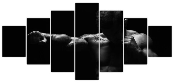 Obraz - Úder pěstí (210x100 cm)