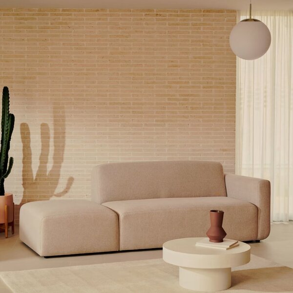 Kave Home Rohová modulární pohovka Neom 244 cm, levá/pravá