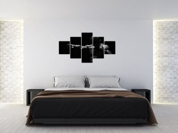 Obraz - Úder pěstí (125x70 cm)