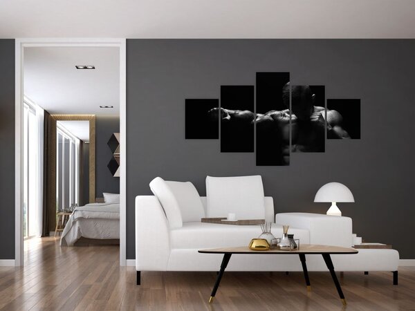 Obraz - Úder pěstí (125x70 cm)