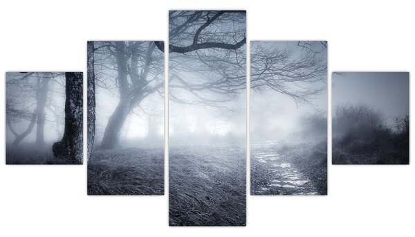 Obraz - Cesta v mlze (125x70 cm)
