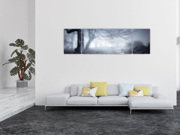 Obraz - Cesta v mlze (170x50 cm)