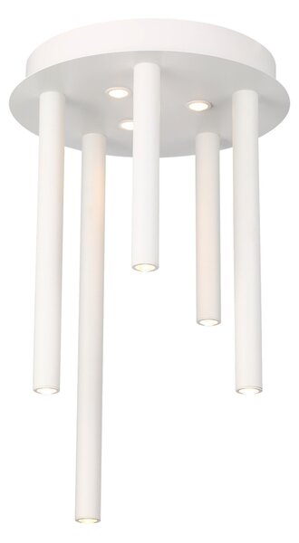 Moderní stropené svítidlo Ilios 5 stmívatelné bílá