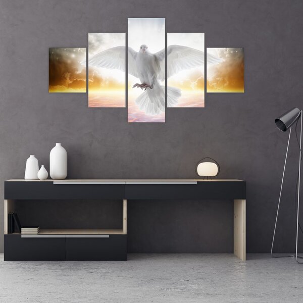 Obraz holubice (125x70 cm)