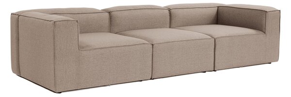Pohovka trojsedačka Forewona (hnědá). Akce -25%