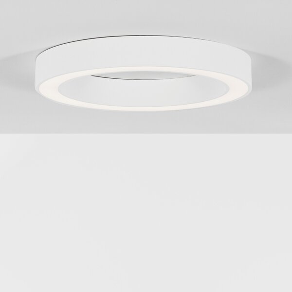 Bílé kovové stropní LED světlo Nova Luce Morbido 60 cm