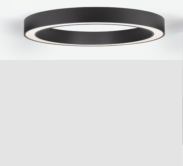 Černé kovové stropní LED světlo Nova Luce Morbido 80 cm