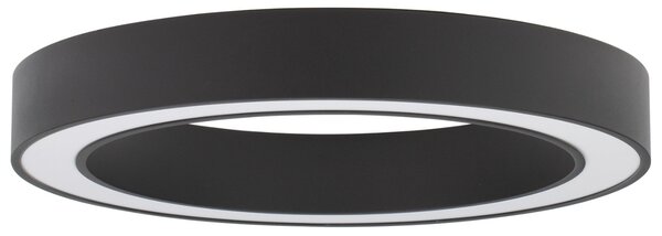 Černé kovové stropní LED světlo Nova Luce Morbido 60 cm